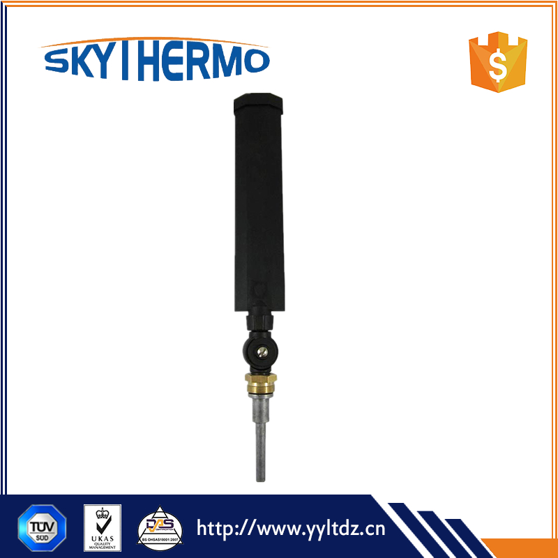 9" High Quality V-shaped Industrial Thermometer With Glass Tube