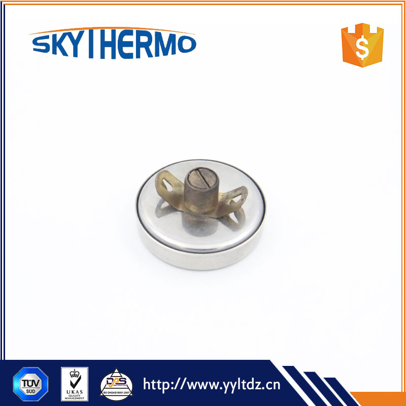 D40mm SS Case Water Pipe Bimetal Thermometer Clip On The Pipe To Test Water Temperature Industrial Use 0-120C Thermometer