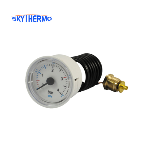 37mm Plastic Capillary Manometer Easy And Remote Reading Pressure Gauge Manometer