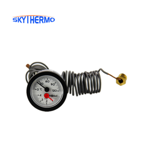 D52mm High Quality Manufacturers Dial Temperature Gauge Functions Capillary Thermomanometer