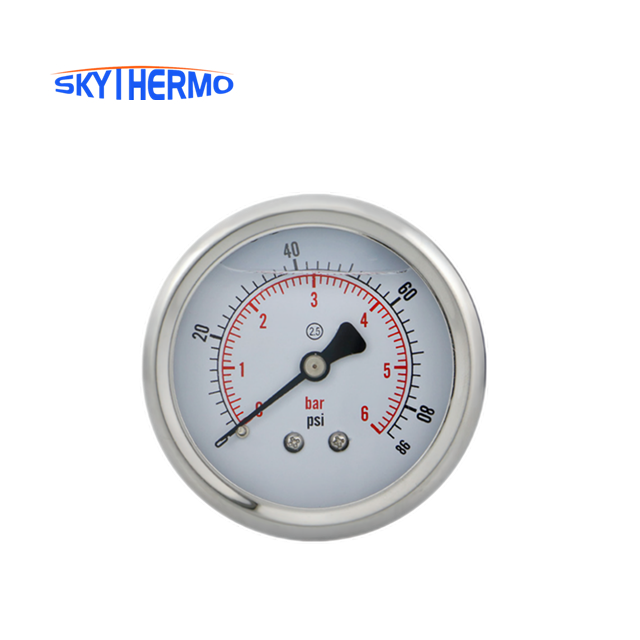 SS Case U-Clamp General U Tube Bar Psi Manometer
