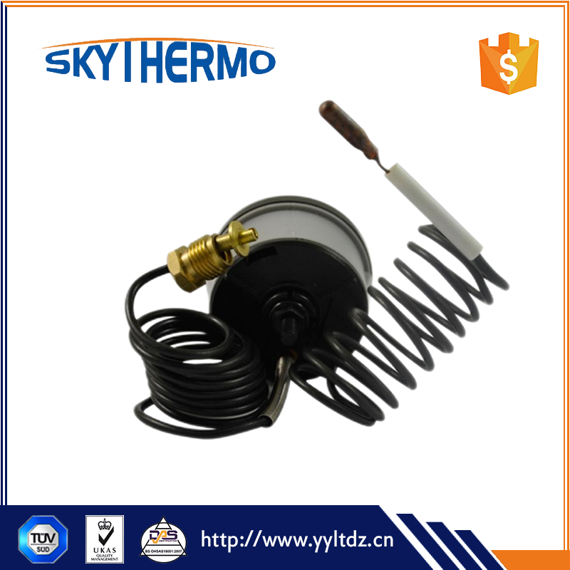 D52mm High Quality Manufacturers Dial Temperature Gauge Functions Capillary Thermomanometer