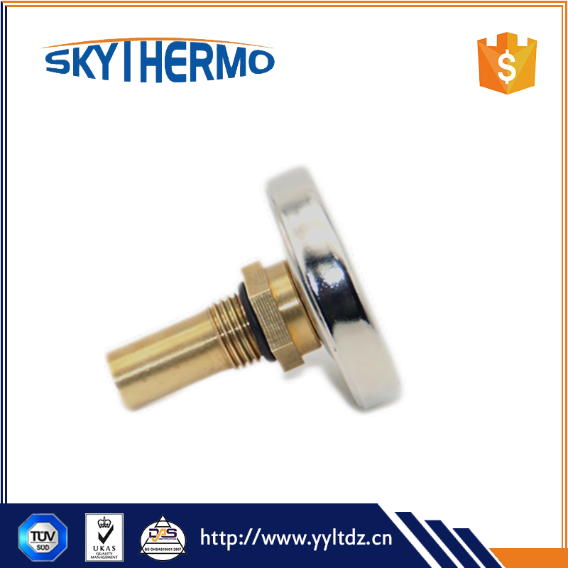 D40mm Iron Or Ss Case Bimetal Thermometer To Test Water Temperature,widely Use At HVAC Metal Thermometer 0-120C